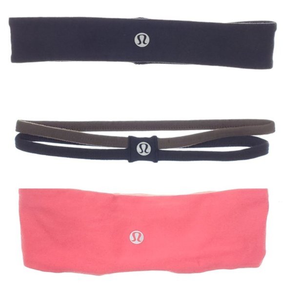 LULULEMON Headband Bundle of 3 Fly Away Tamer - Picture 1 of 8